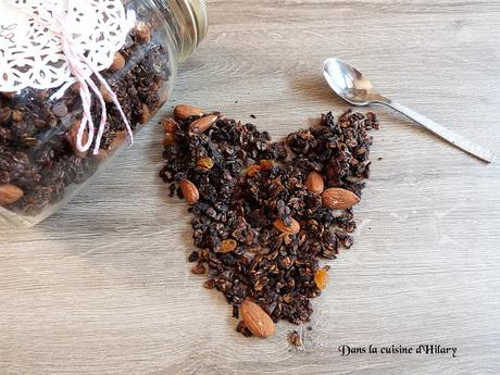 Granola gourmand très chocolat - Dans la cuisine d'Hilary