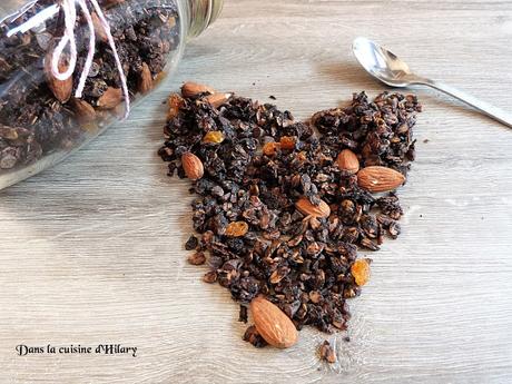 Granola gourmand très chocolat - Dans la cuisine d'Hilary