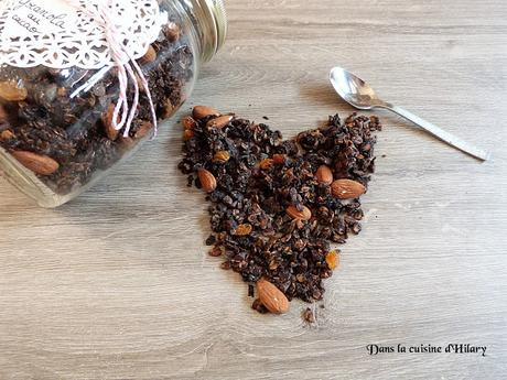 Granola gourmand très chocolat - Dans la cuisine d'Hilary