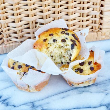 Muffins aux pépites de chocolat 