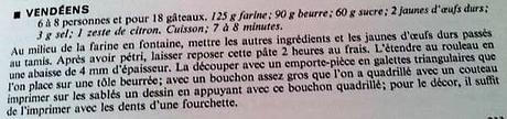 Sablés aux œufs durs ou sablés vendéens