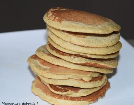 Pancake à la banane et flocons d'avoine