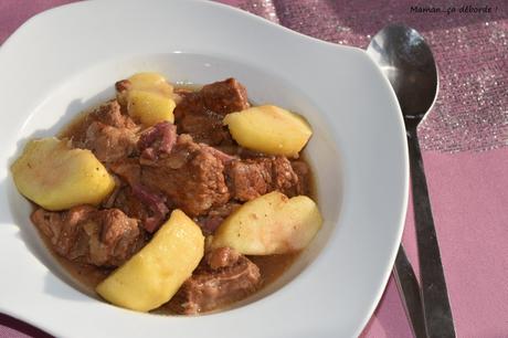 Mijoté de boeuf au cidre et aux pommes