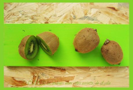 Compote de kiwi à la banane, au gingembre et à la marjolaine
