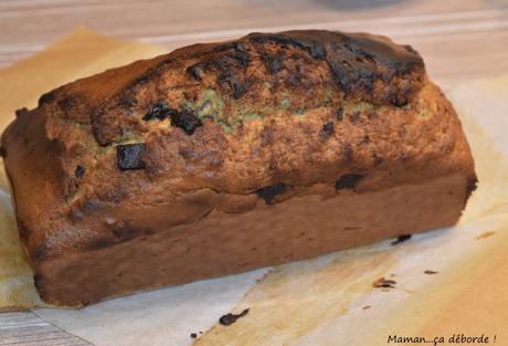 Cake à la peau de banane et pépites de chocolat