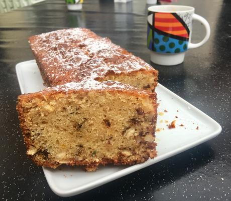 Cake aux noisettes caramélisées et à l’orange ♨