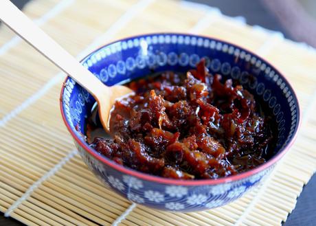 Condiment Thai au piment (Chilli Jam) – Nam Prik Pao