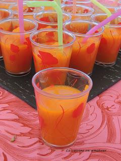 Soupe froide de carottes