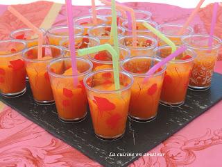 Soupe froide de carottes