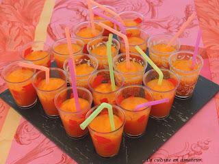 Soupe froide de carottes