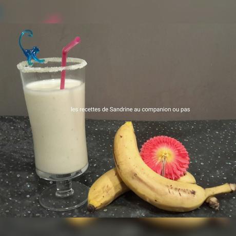 Banana colada au companion, thermomix ou i cook'in