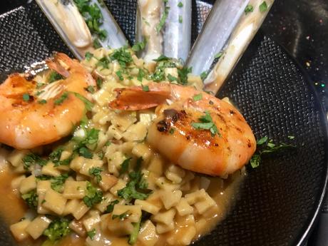 Battle Food : Mon crozetto aux gambas et couteaux ♨♨