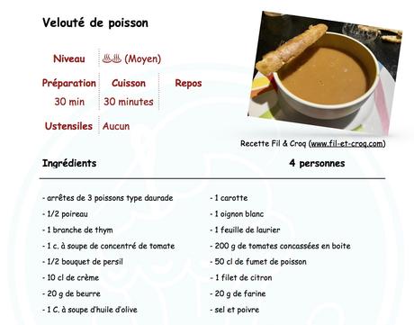 Velouté de poisson ♨♨