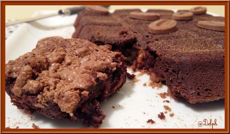 Brownie aux noix et éclat de Caramélia.