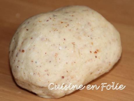 Pâte sablée à la noisette