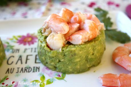 Tartare d’avocats aux crevettes