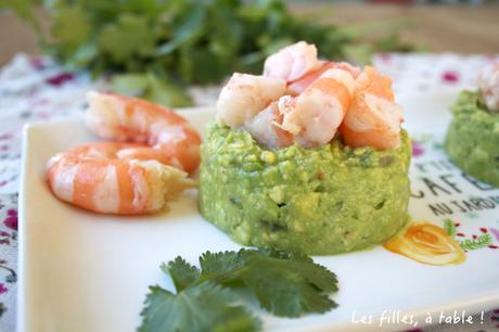 Tartare d’avocats aux crevettes