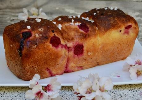 Brioche aux framboises