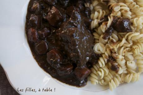 Bourguignon de joue de boeuf au chocolat