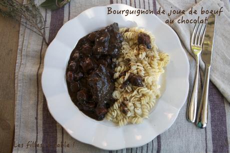 Bourguignon de joue de boeuf au chocolat