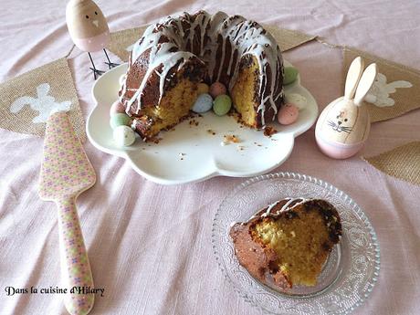 Bundt aux pépites de chocolat pour un dessert de Pâques inoubliable / Unforgettable Easter chocolate chip bundt cake