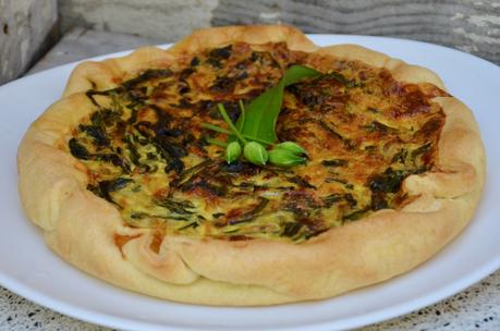 Quiche à l’ail des ours