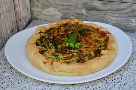 Quiche à l’ail des ours