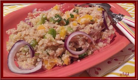 Salade de Quinoa aux légumes et thon au Thermomix.