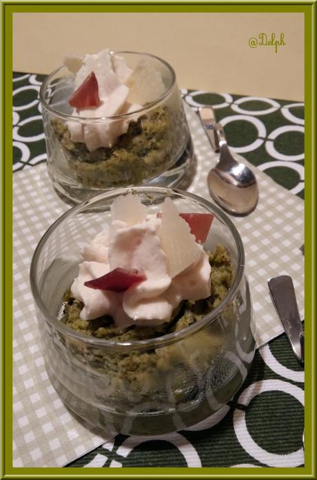 Mousse de Brocolis et sa crème chantilly à la Coppa Mousse de Brocolis et sa crème chantilly à la Coppa