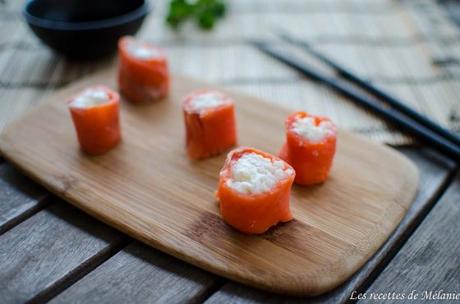Makis de saumon au thé vert – Foodista challenge #29