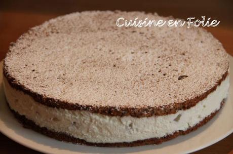 Gâteau ricotta, poires et noisette