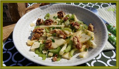 Salade de céleri aux noix et comté