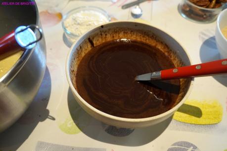 Brownies aux 3 chocolats