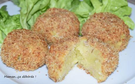 Croquettes de pomme de terre et thon