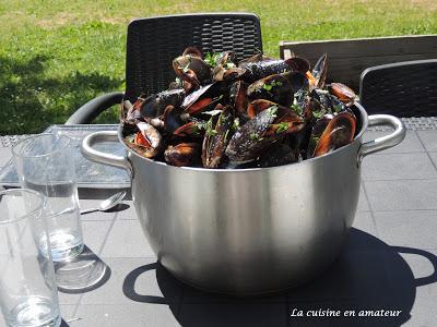 Moules à la crème d'ail