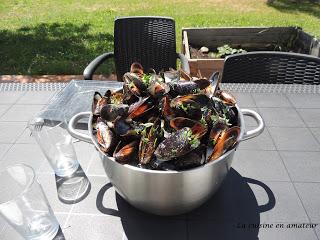 Moules à la crème d'ail