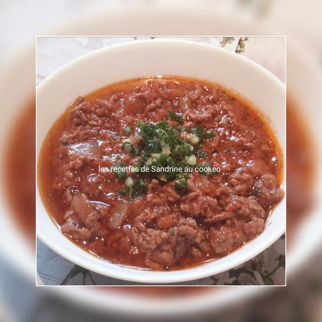 Sauce bolognaise, recette facile et rapide au cookeo, companion ou thermomix