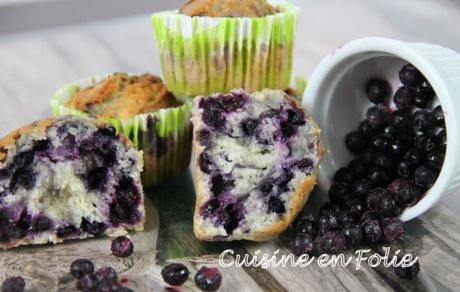 Muffins aux myrtilles