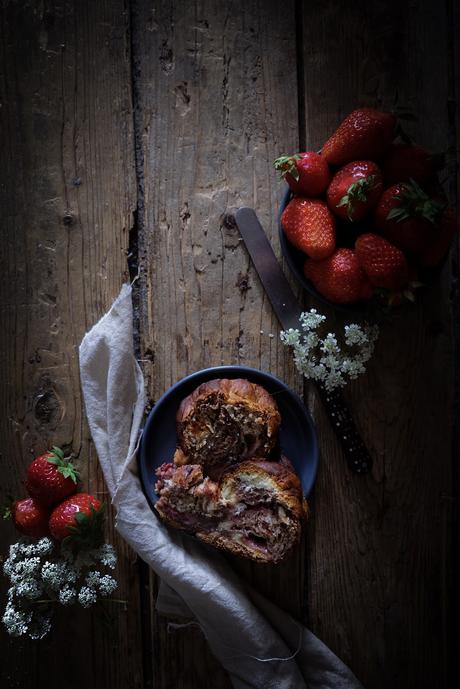 Brioche fraises/chocolat