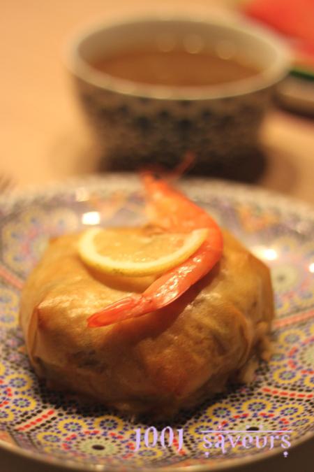 Mini Pastillas aux poisson et fruits de mer