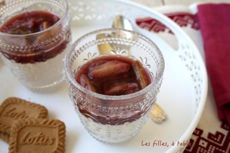 Panna cotta et confit de rhubarbe à la rose – Recette autour d’un ingrédient #29