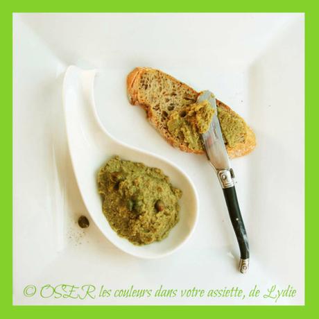 Tapenade d’olives vertes, câpres et anchois
