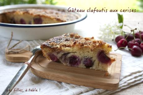 Gâteau clafoutis aux cerises