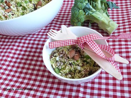 Taboulé de brocoli cru savoureux et gourmand - Dans la cuisine d'Hilary