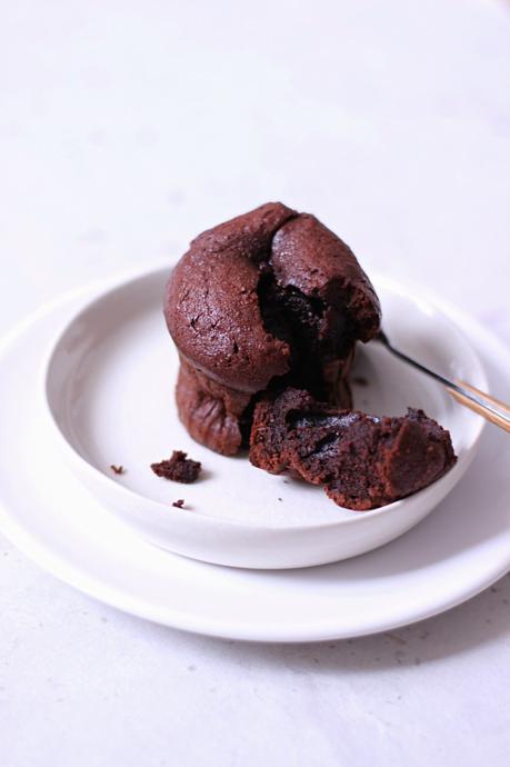 Moelleux (ou mi-cuit) au chocolat noir {Sans gluten – à IG Bas}