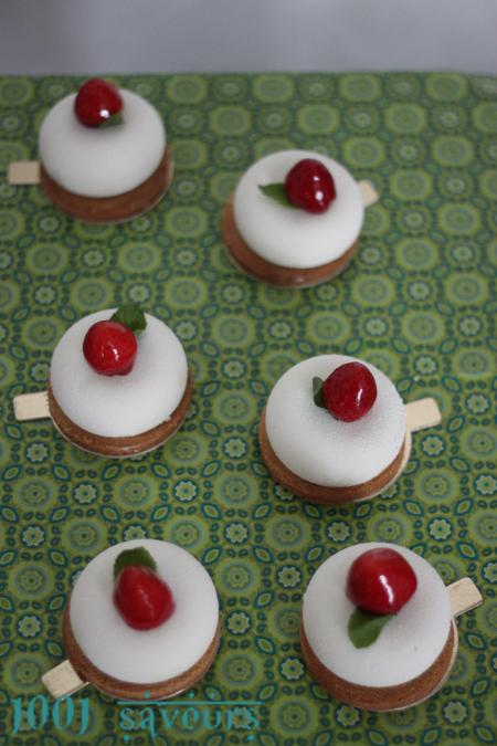 Strawberries & Cream (mini entremets fraise, menthe et yaourt)