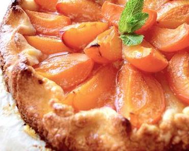 Tarte rustique abricots amande