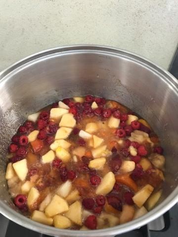 Confiture tutti-frutti de la canicule