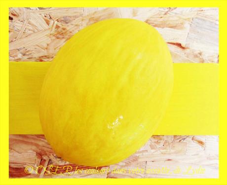 Boisson lactée de melon jaune et pomme golden