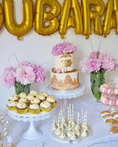 Sweet Table Eid 2017 Pink, White & Gold 
